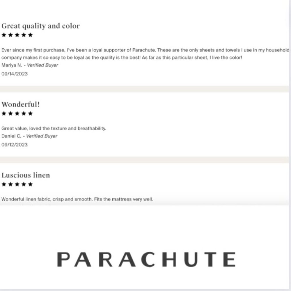 PARACHUTE Luxury Linen Bedding: King/ Cal King Duvet Cover in Ochre (Seasonal) - Picture 10 of 10